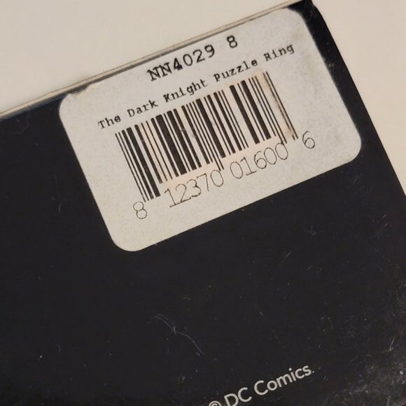 BATMAN Dark Knight Stainless Steel Puzzle Ring Size 8 - Picture 8 of 15